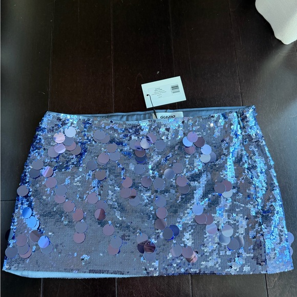 Guizio Dresses & Skirts - Guizio Blue Sequin Skirt